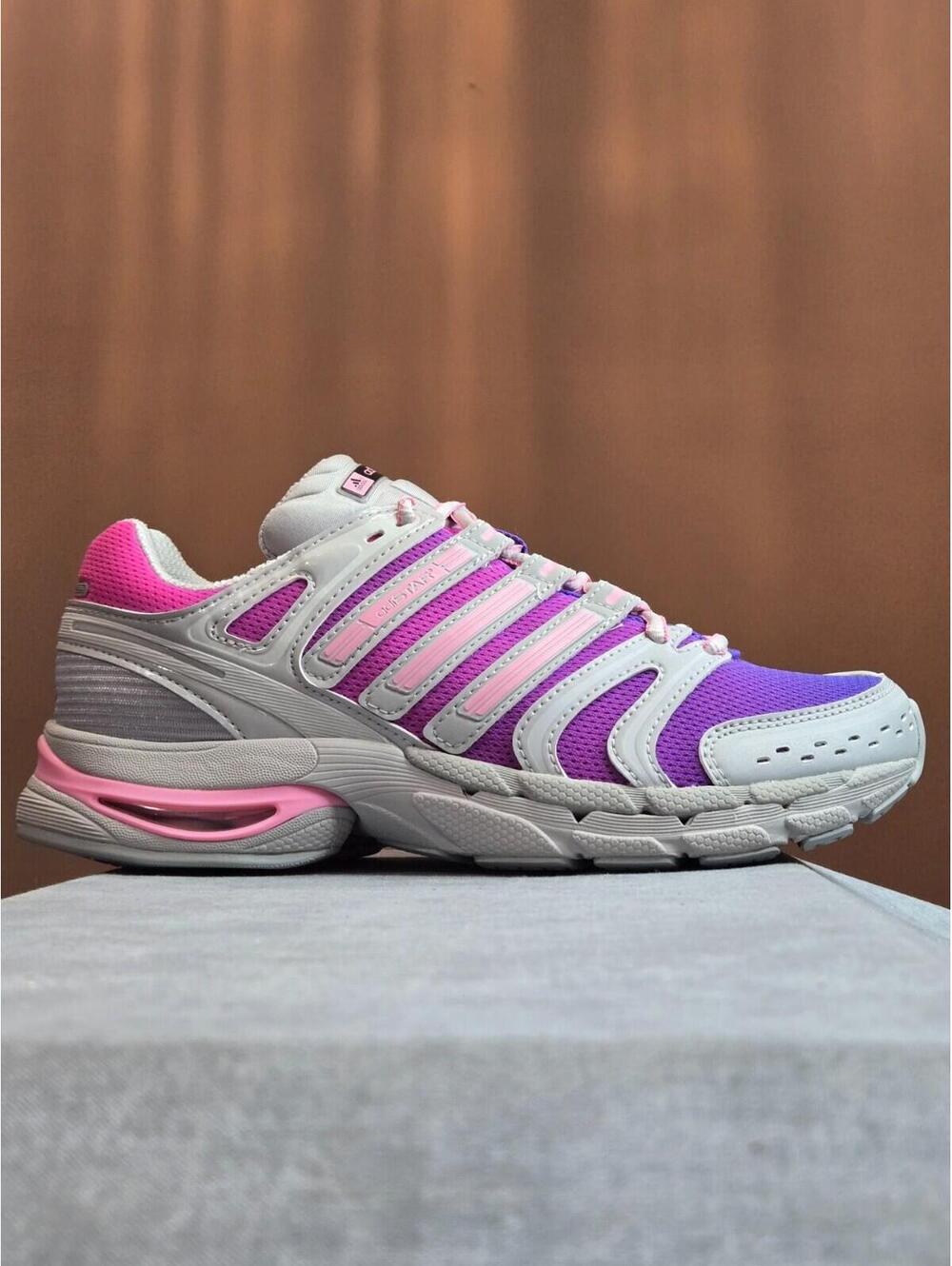 adidas Adistar Control 5 Purple Rush Bliss Pink Grey Two KI8736 Size 6.5Y 7.5W